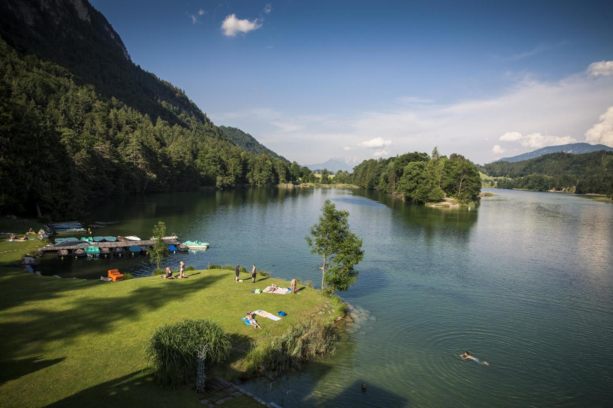 Alpenluxus Presents Design Lodge - Terrace & Car Park Kramsach Luaran gambar